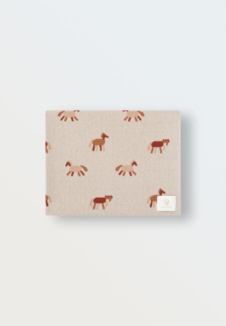 плед лошадки