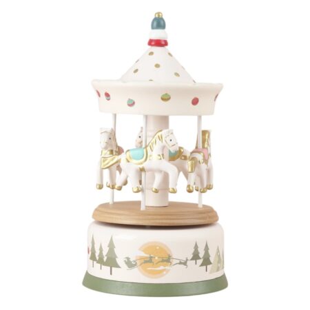 Карусель музыкальная Roxy Kids с лошадками заводная,бук