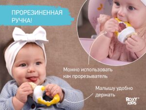 Ниблер Roxy Kids для прикорма с нейлоновой сеточкой