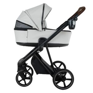 Коляска 2 в 1 ROAN SOL VINTAGE Luxury leather на черной раме 22 roan sol vintage