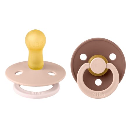 Набор пустышек латексных BIBS Studio Colour, 2 шт. - Fusion, 6+ мес.