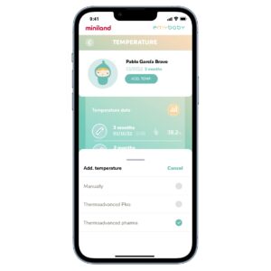 Термометр Miniland Thermoadvanced Pharma бесконтактный