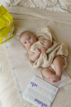 Пеленки одноразовые "Wolna" 45*60см 8шт/уп 5 Пеленки одноразовые Wolna 4560см 8штуп