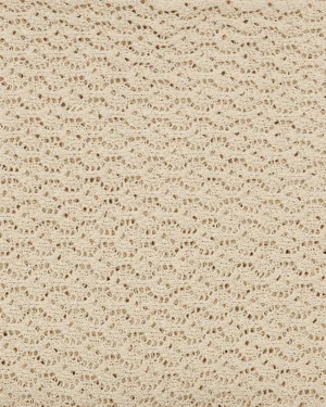 Плед детский Loomknits ажурный 95х95 см