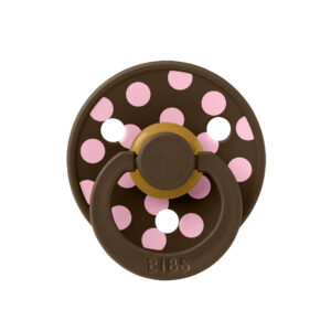 Пустышка латексная BIBS Studio Colour - Polka, 6+ мес