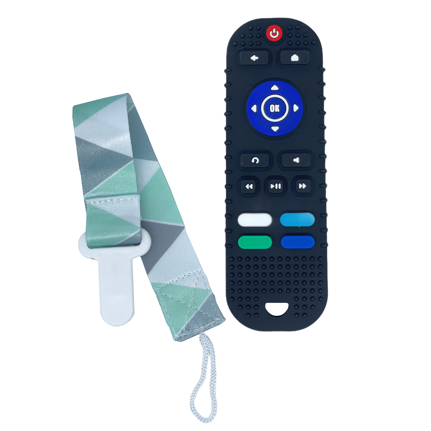 Прорезыватель Roxy Kids силиконовый Пульт от телевизора с держателем 1 Прорезыватель Roxy Kids силиконовый Пульт от телевизора с держателем