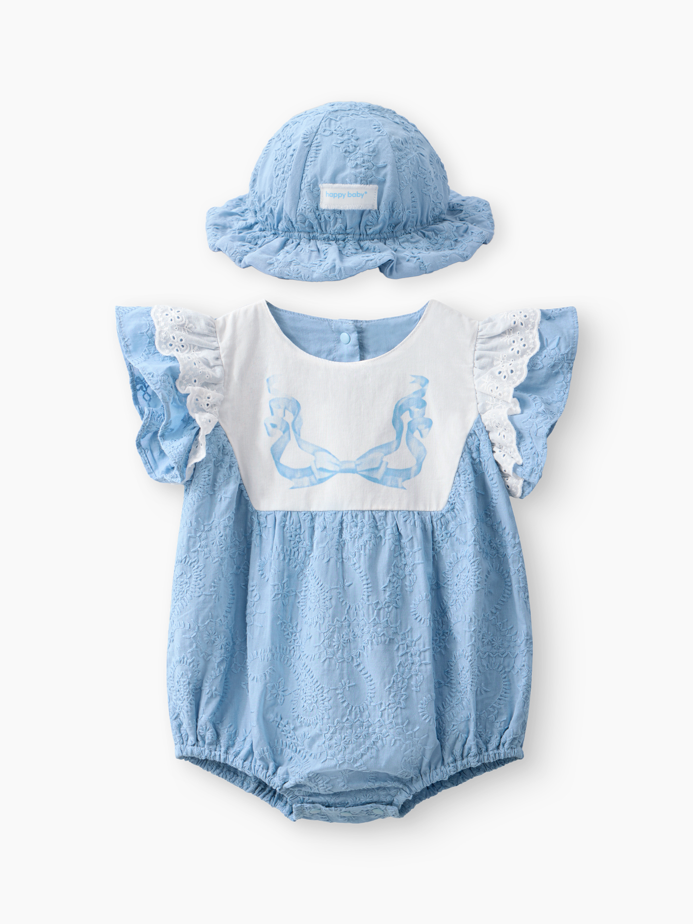 Набор Happy Baby комбинезон и панама 1 Набор Happy Baby комбинезон и панама