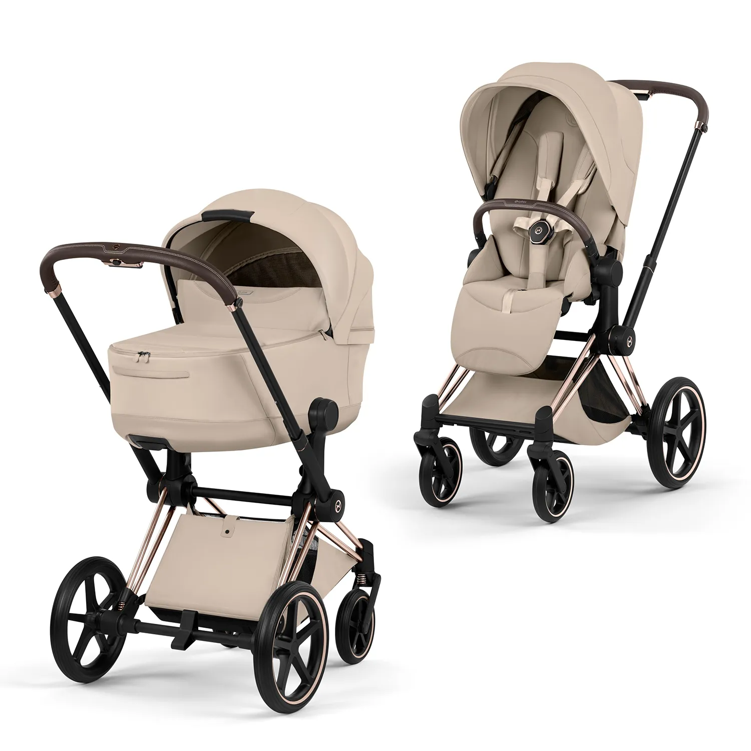 Коляска 2в1 Cybex Priam Style Rosegold 1 Коляска 2в1 Cybex Priam Style Rosegold
